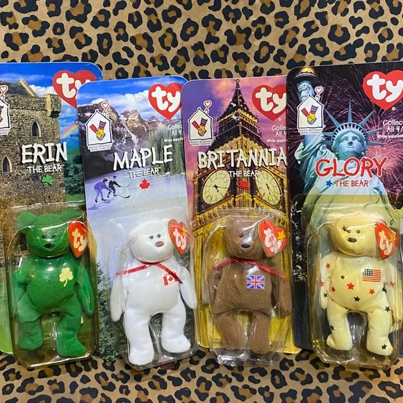 Other | Ty Beanie Babies Extremely Rare Complete 4 Piece Other | Ty Beanie Babies Extremely Rare Complete 4 Piece